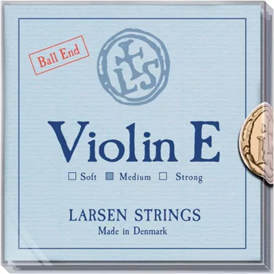 Larsen Strings Original Violin String Set 4/4 Size Aluminum D, Medium Gauge, Ball End 3 Larsen Strings Original Violin String Set 4/4 Size Aluminum D, Medium Gauge, Ball End