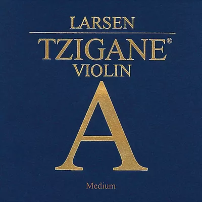 Larsen Strings Tzigane Violin A String 4/4 Size Aluminum Wound, Medium Gauge, Ball End 3 Larsen Strings Tzigane Violin A String 4/4 Size Aluminum Wound, Medium Gauge, Ball End