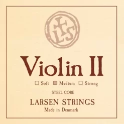 Larsen Strings Original Violin II A String 4/4 Size Steel Core, Medium Gauge, Ball End