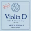 Larsen Strings Original Violin D String 4/4 Size Silver Wound, Medium Gauge, Ball End