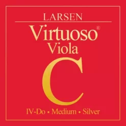 Larsen Strings Virtuoso Viola C String 15 To 16-1/2 In., Medium Silver, Ball End