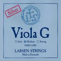 Larsen Strings Original Viola G String 15 To 16-1/2 In., Medium Silver, Ball End