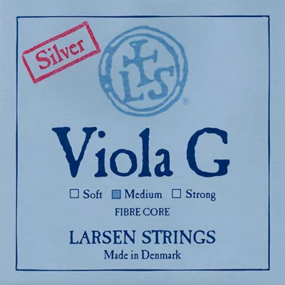 Larsen Strings Original Viola G String 15 To 16-1/2 In., Medium Silver, Ball End 3 Larsen Strings Original Viola G String 15 To 16-1/2 In., Medium Silver, Ball End