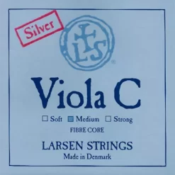 Larsen Strings Original Viola C String 15 To 16-1/2 In., Medium Silver, Ball End