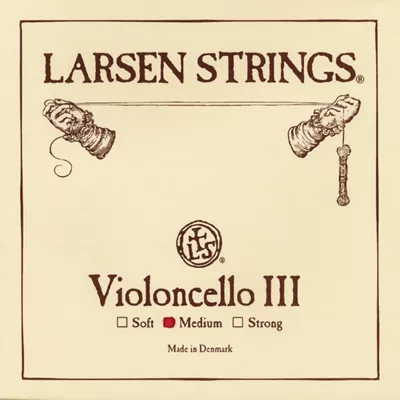 Larsen Strings Original Cello G String 4/4 Size, Medium Tungsten, Ball End 3 Larsen Strings Original Cello G String 4/4 Size, Medium Tungsten, Ball End