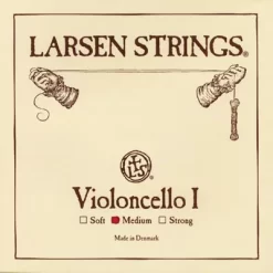 Larsen Strings Original Cello A String 4/4 Size, Medium Steel, Ball End