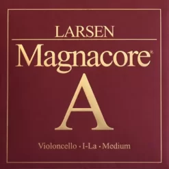 Larsen Strings Magnacore Cello A String 4/4 Size, Medium Steel, Ball End