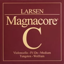 Larsen Strings Magnacore Cello C String 4/4 Size, Medium Tungsten, Ball End
