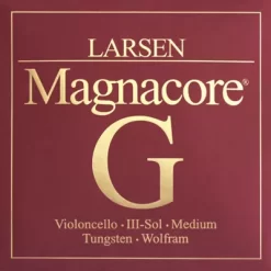 Larsen Strings Magnacore Cello G String 4/4 Size, Medium Tungsten, Ball End