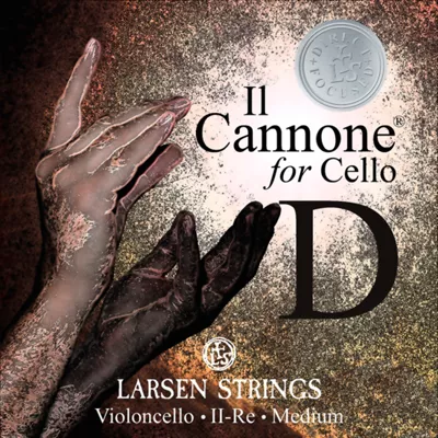 Larsen Strings Il Cannone Direct And Focused Cello D String 4/4 Steel, Ball End 3 Larsen Strings Il Cannone Direct And Focused Cello D String 4/4 Steel, Ball End