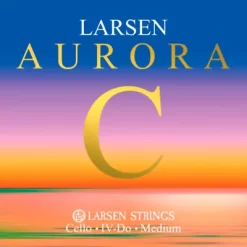 Larsen Strings Aurora Cello C String 4/4 Size, Medium Tungsten, Ball End