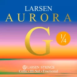 Larsen Strings Aurora Cello G String 1/4 Size, Medium Nickel, Ball End