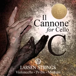 Larsen Strings Il Cannone Warm And Broad Cello C String 4/4 Tungsten, Ball End