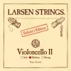 Larsen Strings Soloist Edition Cello D String 4/4 Size, Medium Steel, Ball End