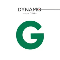 Thomastik Dynamo Series Violin G String 4/4 Size Silver Wound, Medium Gauge, Ball End