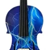 Rozanna's Violins Electro Blue Lightning Series Violin Outfit 4/4 -Orchestral Oasis shop M01554000001000 IMAGE 00