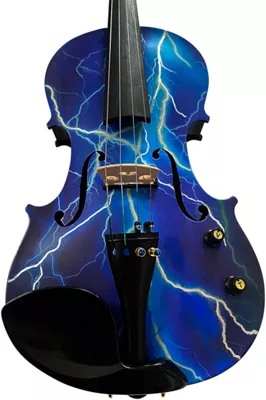 Rozanna's Violins Electro Blue Lightning Series Violin Outfit 4/4 5 Rozanna's Violins Electro Blue Lightning Series Violin Outfit 4/4 - Image 3