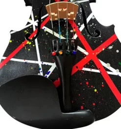 Rozanna's Violins Wrap Splat Series Violin Outfit 4/4 9 Rozanna's Violins Wrap Splat Series Violin Outfit 4/4 -Orchestral Oasis shop M01565000001000 IMAGE 03