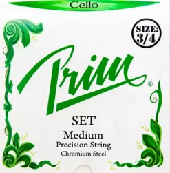 Prim Precision Cello String Set 3/4 Size, Medium