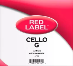 Super Sensitive Red Label Series Cello G String 1/2 Size, Medium