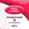 Super Sensitive Red Label Series Double Bass D String 1/2 Size, Medium