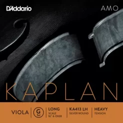 D'Addario Kaplan Amo Series Viola G String 16+ In., Heavy