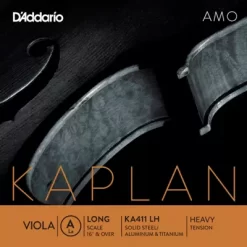 D'Addario Kaplan Amo Series Viola A String 16+ In., Heavy