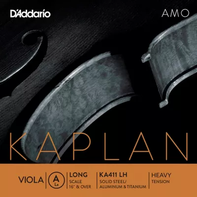 D'Addario Kaplan Amo Series Viola A String 16+ In., Heavy 3 D'Addario Kaplan Amo Series Viola A String 16+ In., Heavy