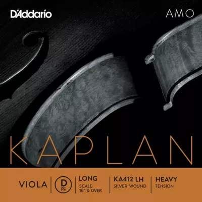 D'Addario Kaplan Amo Series Viola D String 16+ In., Heavy 3 D'Addario Kaplan Amo Series Viola D String 16+ In., Heavy